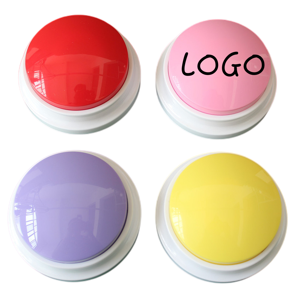 Colorful Pet Communication Button with Logo