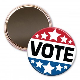 Circle Button - 3" - Magnet Macking with Logo  Circle Button - 3" - Magnet Macking with Logo