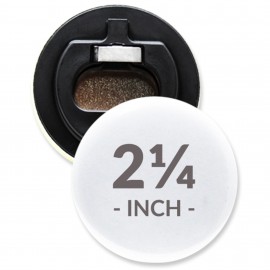 Logo Branded 2 1/4 Inch Bottle Opener Buttons  Logo Branded 2 1/4 Inch Bottle Opener Buttons