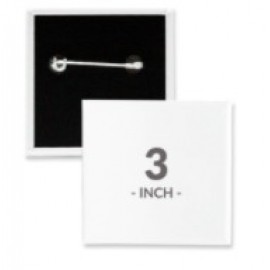 3 X 3 Inch Square Custom Buttons with Logo