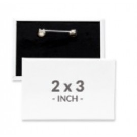 Personalized 2 X 3 Inch Rectangle Custom Buttons  Personalized 2 X 3 Inch Rectangle Custom Buttons