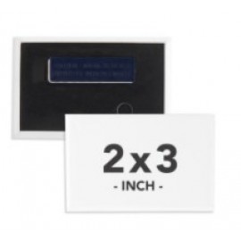 Custom 2 X 3 Inch Rectangle Wearable Clothing Magnet Buttons  Custom 2 X 3 Inch Rectangle Wearable Clothing Magnet Buttons