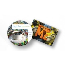 16" - 16.9" Sq. In. Chipboard Button with Logo