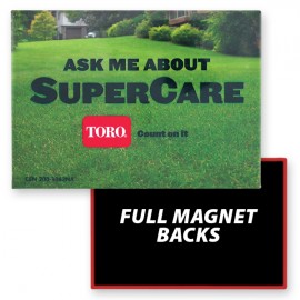 2.5" X 3.5" Rectangle Full Color Button Style Refrigerator Magnet w/Full Magnetic Back with Logo