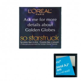 Customized 2 1/2" Square Button Mirror