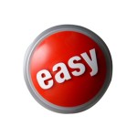 Easy Button Logo Printed