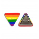 Triangle Lapel Pin/Buttons with Logo