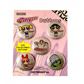 Promotional 3.5" x 3.5" ButtonCard (w/5 - Symmetrical 1" Buttons)