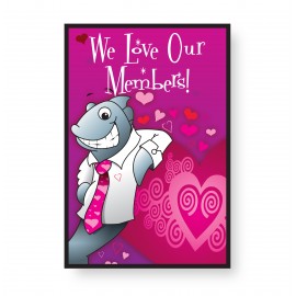 Custom Two-Piece Rectangle Flashing Celluloid Button (2"x3") Custom Imprinted