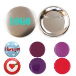 Metal Button Badge with Logo