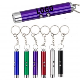 Laser Pointer LED Key Chain with Logo