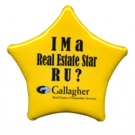 Star Celluloid Button (2 1/4") with Logo