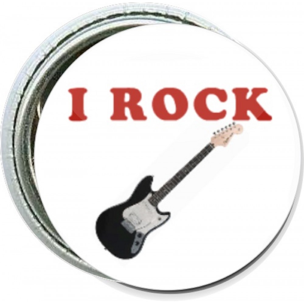 Logo Branded Kids - I Rock - 1 Inch Round Button