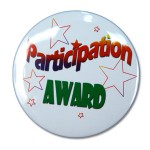 Logo Printed 2" Stock Celluloid "Participant Award" Button