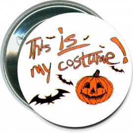 Logo Branded Halloween - This is My Costume - 2 1/4 Inch Round Button
