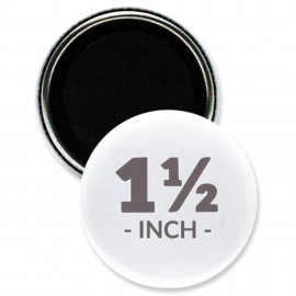 1 1/2 Inch Round Magnet Buttons with Logo  1 1/2 Inch Round Magnet Buttons with Logo