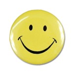2" Stock Celluloid "Smiley Face" Button Logo Printed