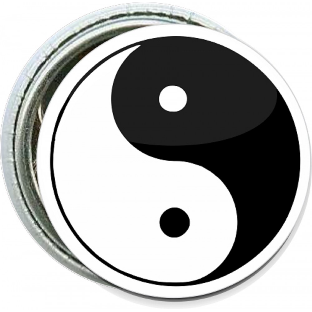 Personalized Causes - Yin-yang - 1 Inch Round Button
