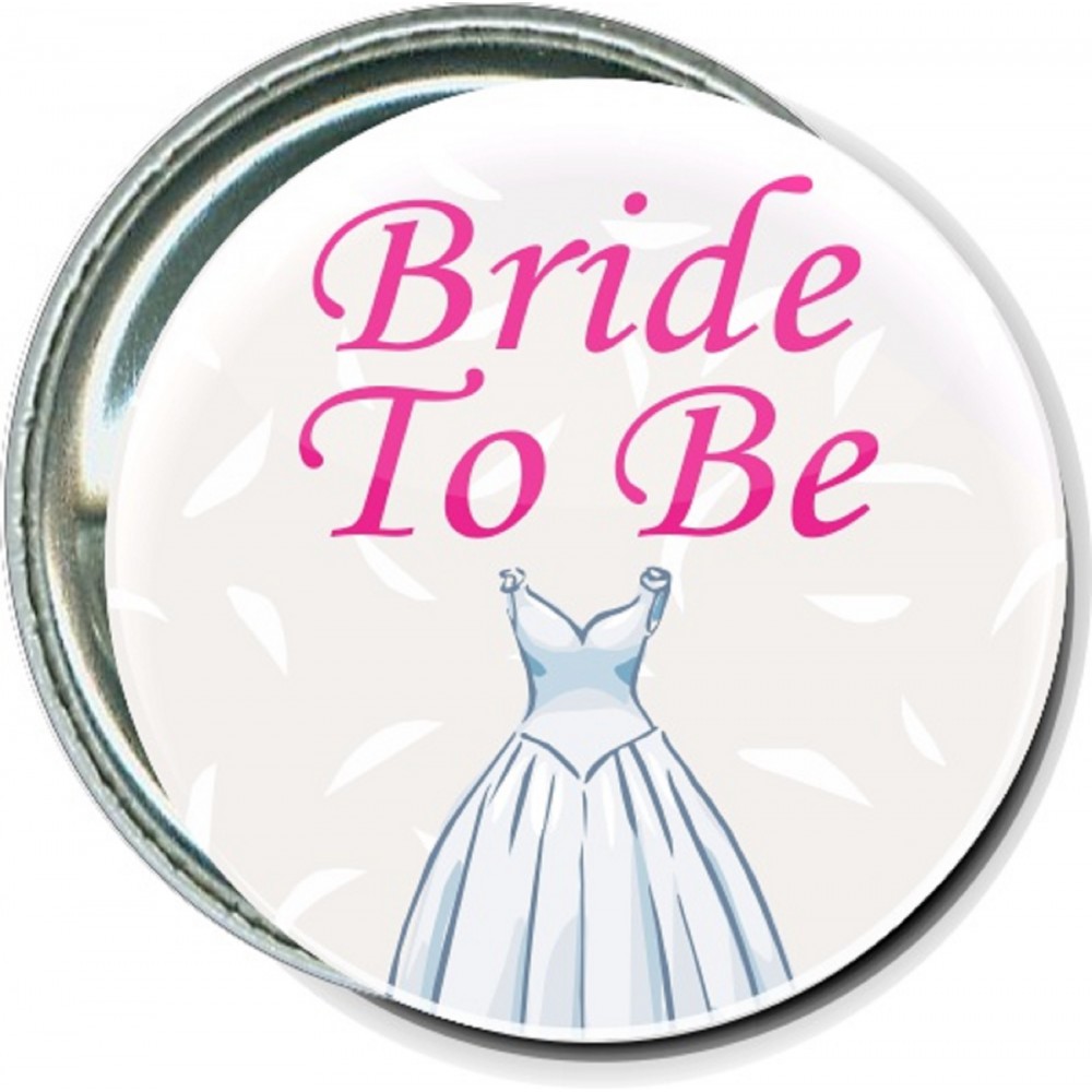 Custom Event - Wedding, Bride To Be - 1 1/2 Inch Round Button
