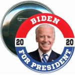 Political - Biden 2020, Biden for President - 3 Inch Round Button with Logo