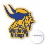 Custom Polystyrene Plastic Button- Poly (13 to 13.9 Sq, In.) Personalized