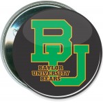 College - Baylor University Bears, 1 - 2 1/4 Inch Round Button with Logo