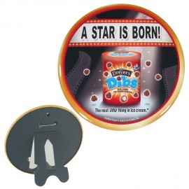 Customized Button - 6" Round Button 2-Piece w/ Easel Back