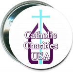 Customized Causes - Catholic Charities, USA - 2 1/4 Inch Round Button