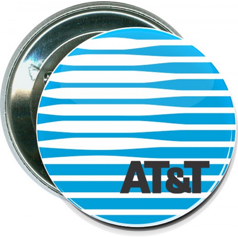 Business - AT&T - 2 1/4 Inch Round Button with Logo