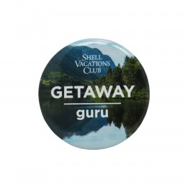 Logo Branded 1 1/2" Round Full Color 1-Piece Button w/Safety Pin  Logo Branded 1 1/2" Round Full Color 1-Piece Button w/Safety Pin