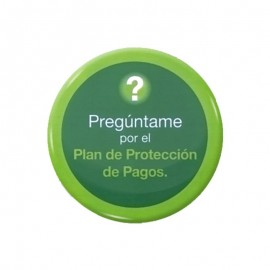 3" Round 2-Piece Button with Logo  3" Round 2-Piece Button with Logo