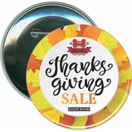 Customized Business Sale - Thanksgiving Sale - 3 Inch Round Button