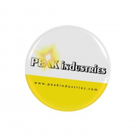 Logo Branded 3.5" Round Flashing Button  Logo Branded 3.5" Round Flashing Button