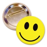 Logo Printed Circle Button - 1.25" - Pin Backed