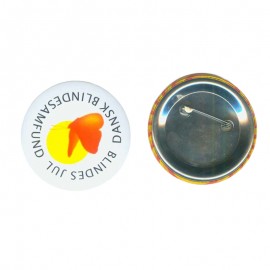 Full Color Lapel Pin Back Button with Logo