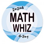 Branded 1" Stock Celluloid "Math Quiz" Button