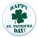 Branded 1" Stock Celluloid "Happy St. Patrick's Day!" Button