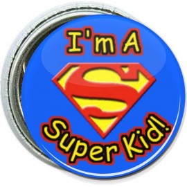 Customized Kids - I'm a Super Kid - 1 Inch Round Button  Customized Kids - I