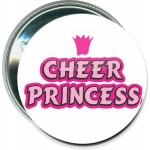 Custom Cheerleading - Cheer Princess - 2 1/4 Inch Round Button