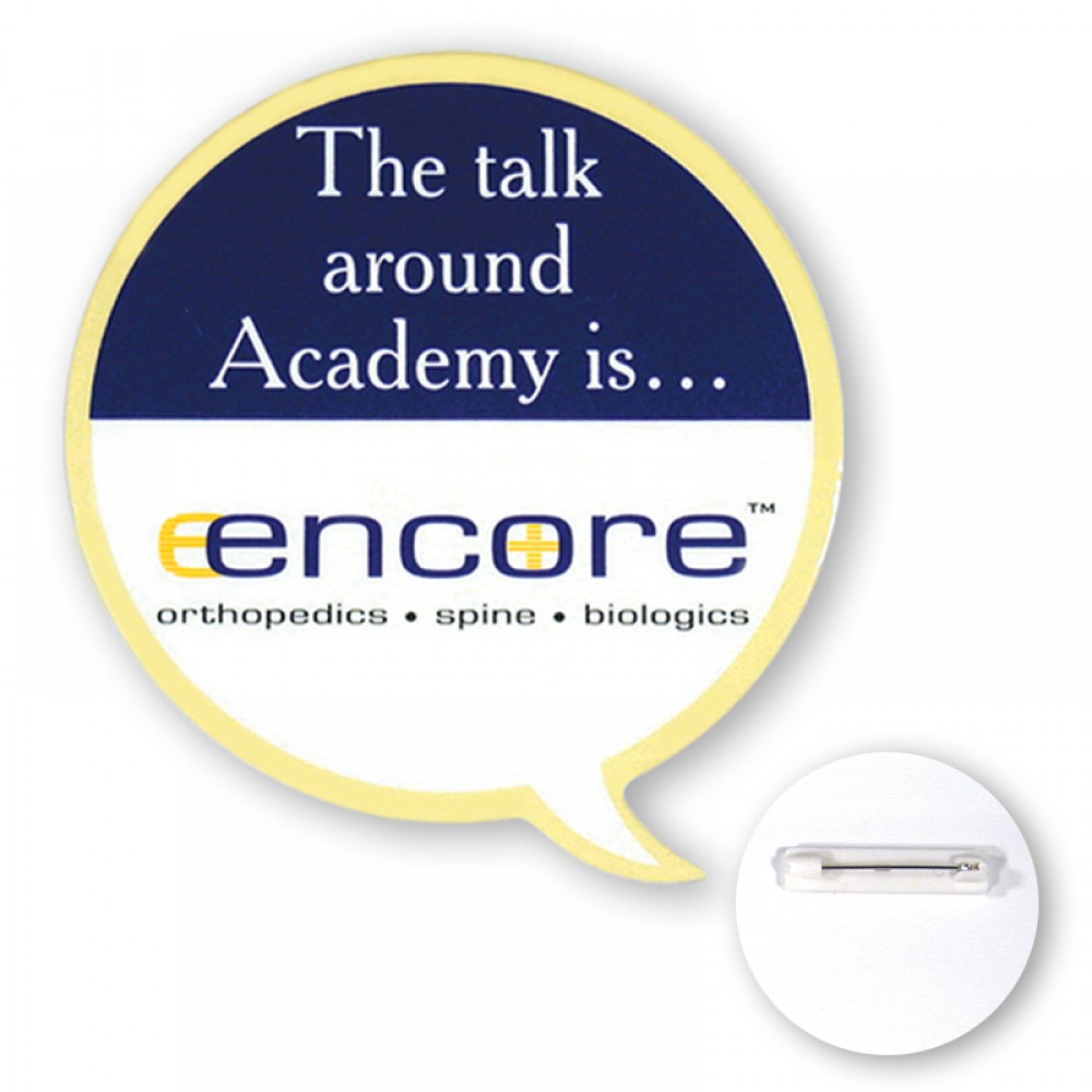 Logo Printed 14" to 14.9" Custom Shape Chipboard Button Logo Printed 14" to 14.9" Custom Shape Chipboard Button