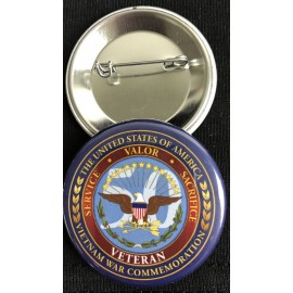 1 3/4" Round Button with Logo  1 3/4" Round Button with Logo