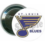 Hockey - St. Louis Blues, 2 - 2 1/4 Inch Round Button with Logo