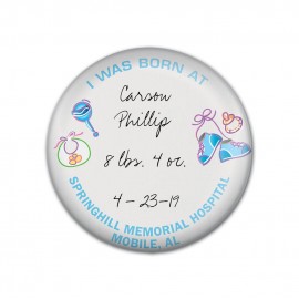 Round Keepsake Button (2 1/4" Diameter) with Logo  Round Keepsake Button (2 1/4" Diameter) with Logo