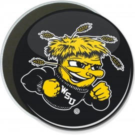 College - Wichita State University Shockers, 1 - 6 Inch Round Button with Logo