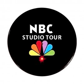 2.5" Round Full Color Campaign Advertising Blinking Political Button with Logo  2.5" Round Full Color Campaign Advertising Blinking Political Button with Logo