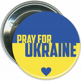 Promotional Event - Pray for Ukraine, Ukraine - 2 1/4 Inch Round Button