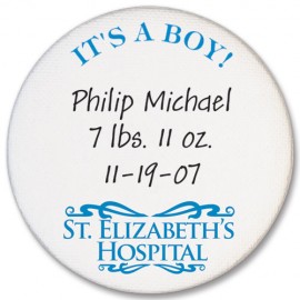 Round Keepsake Button (3 1/2" Diameter) with Logo