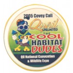 Logo Branded Round Celluloid Button