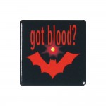 Custom Imprinted 1.5" Square Full Color Flashing Blinking Button