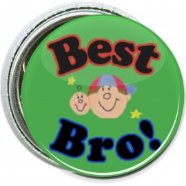 Kids - Best Bro - 1 Inch Round Button with Logo  Kids - Best Bro - 1 Inch Round Button with Logo